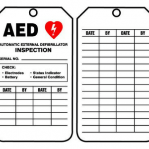 AED Inspection Tags