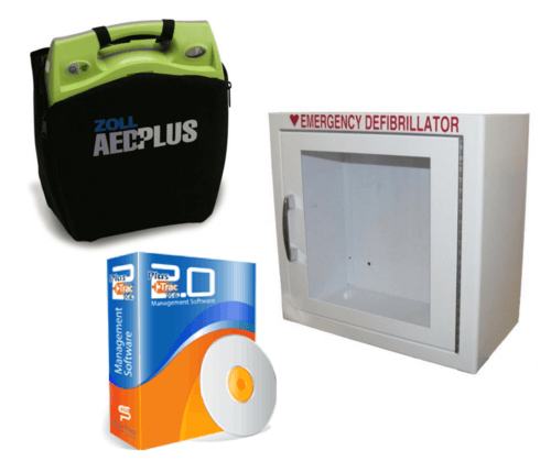 Zoll AED Plus with Plus Trac Maintenance Program Combo Package