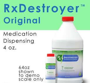 RX Destroyer TM Drug Disposal 4OZ