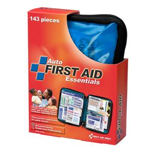 143 Piece Auto First Aid Kit, Softpack