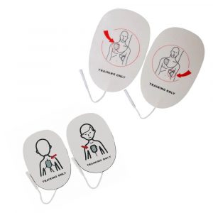 Adult and infant AED training pads