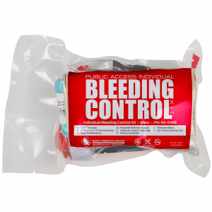 Vacuum sealed bleeding control kit