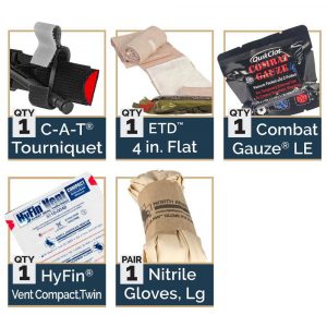 Individual items included in Mini First Aid Kit