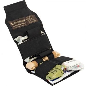 Open, left-side view of the Lumbar First Aid Kit